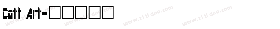 Catt Art字体转换